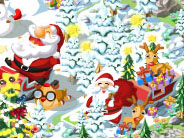 快乐城市圣诞老人场景